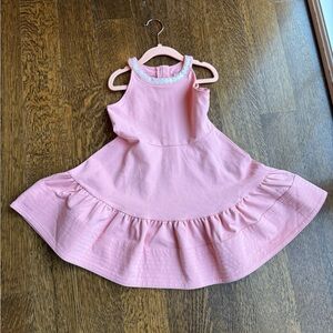 Janie and Jack Pink Ruffle Hem Dress